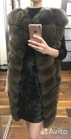 Жилет из песца Жилет из песца