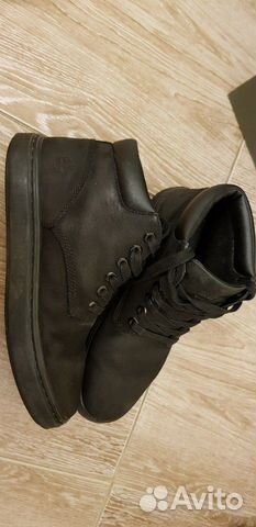 Ботинки жен. Timberland черные