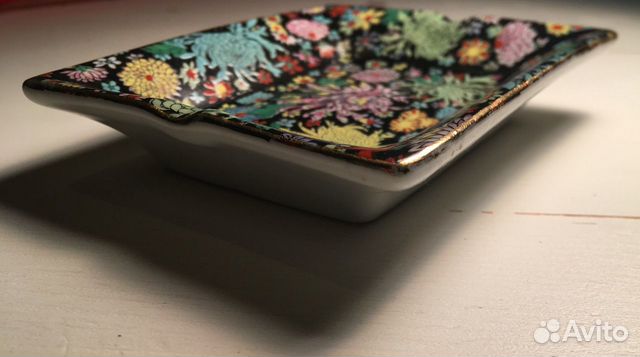 Пепельница Фарфор, ручная роспись Пепельница Фарфор, ручная роспись