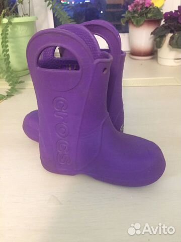 Сапоги резиновые crocs c8