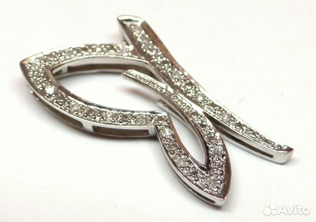 Кулон из белого золота с бриллиантами 0.09 ct Кулон из белого золота с бриллиантами 0.09 ct