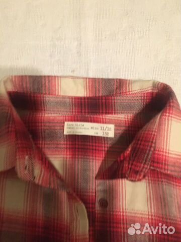 Платье рубашка новое Zara 11/12 152