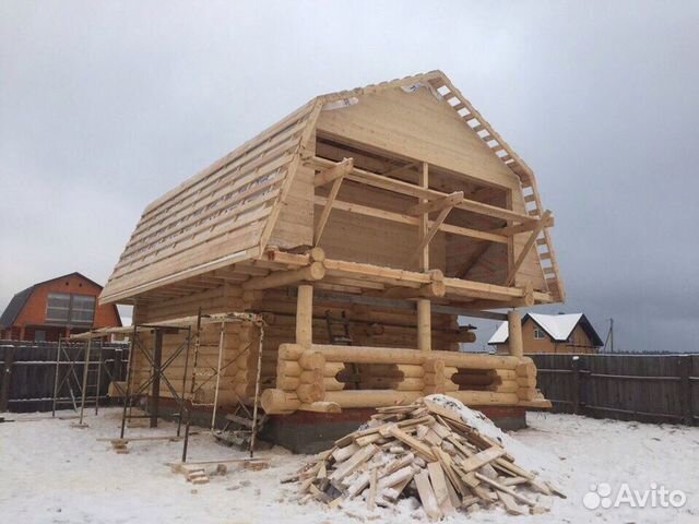 Сруб дома