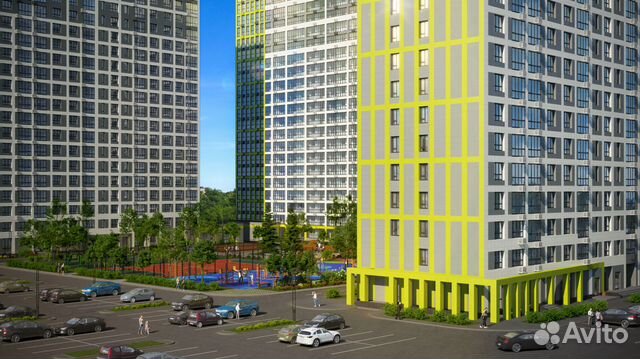 3-к квартира, 90.7 м², 2/22 эт.
