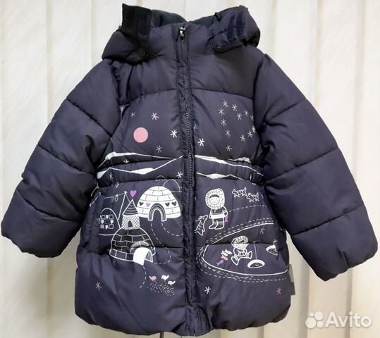 Зимнее пальто для девочки Name IT (Дания) Зимнее пальто для девочки Name IT (Дания)