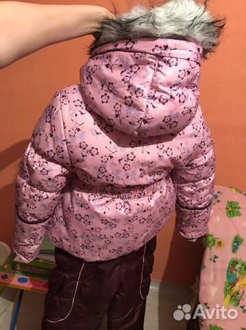 Детский на девочку зимний костюм