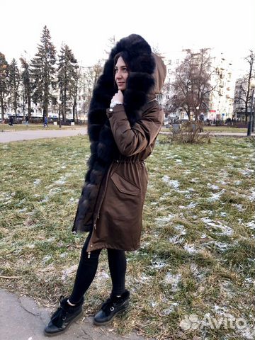 Куртка зима (парка ) с мехом