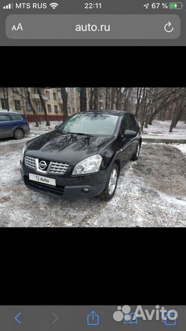 Nissan Qashqai 2.0 CVT, 2008, 131 000 км Nissan Qashqai 2.0 CVT, 2008, 131 000 км