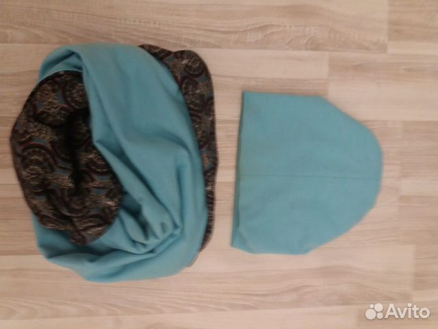 Комплект шапка и шарф-хомут Комплект шапка и шарф-хомут