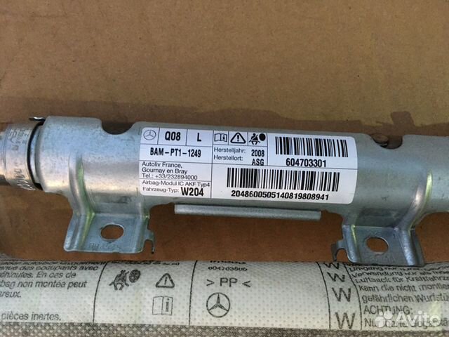 Левая подушка безопасности Mercedes C-klass w204