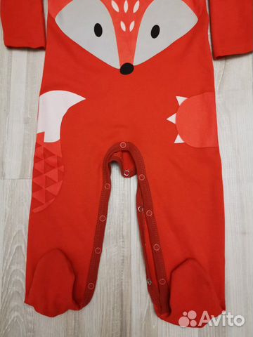 Комбинезон лисичка 74-80