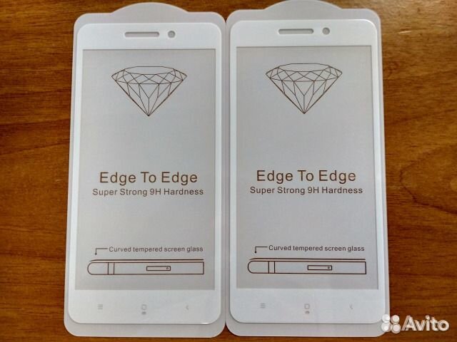 Защитное стекло 3D для Xiaomi 4A черное и белое Защитное стекло 3D для Xiaomi 4A черное и белое