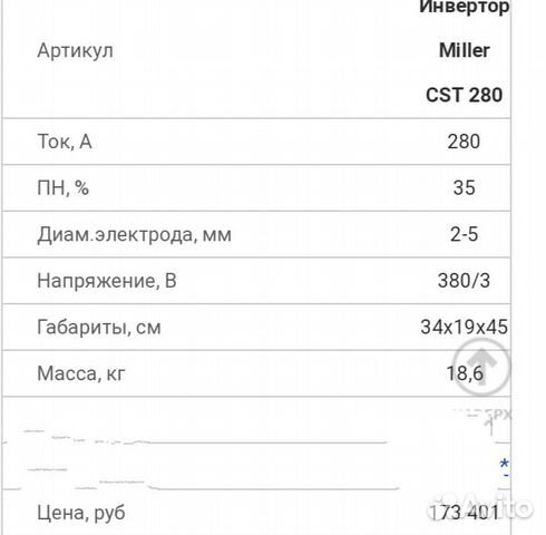 Сварочный инвертор для ручной дуговой сварки Mille Сварочный инвертор для ручной дуговой сварки Mille