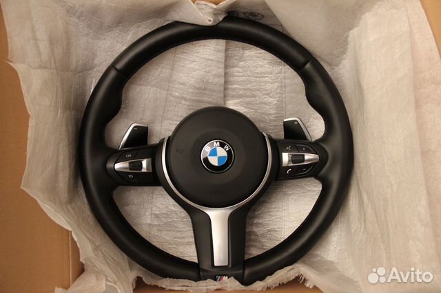 М руль BMW F30 F31 F34 лепестки обогрев вибро