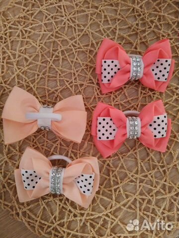 Бантики резиночки заколки