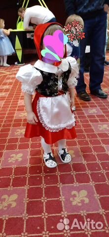 Карнавальный костюм красная шапочка