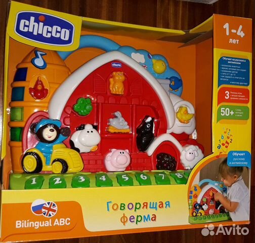 Новая игрушка развивающая Chicco Говорящая ферма Новая игрушка развивающая Chicco Говорящая ферма