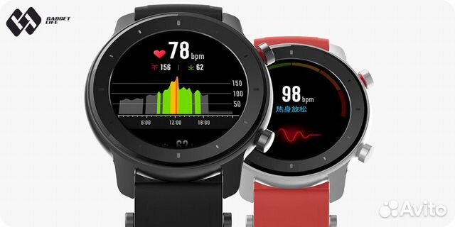 Умные часы Huami Amazfit GTR 42 mm (EU, красный) Умные часы Huami Amazfit GTR 42 mm (EU, красный)