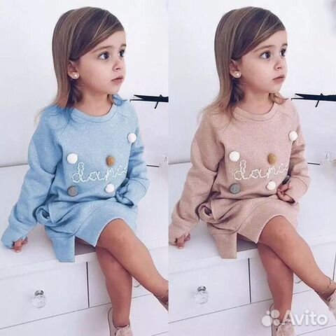 Платье-туника для девочек