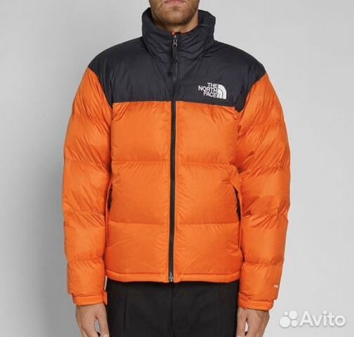 north face nuptse persian orange