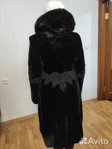 Шуба из цигейки