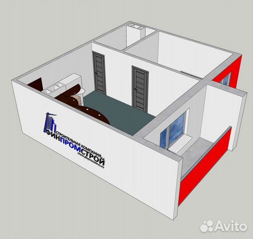 2-к квартира, 40.8 м², 7/10 эт.