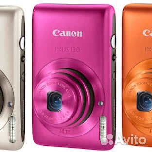 Сверхтонкая фотокамера Canon Digital ixus 130 роз Сверхтонкая фотокамера Canon Digital ixus 130 роз