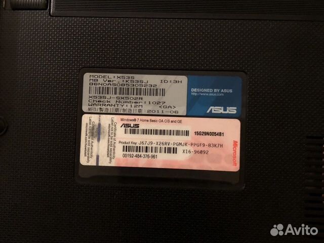Ноутбук asus K53SJ розовый металл.покрытиe корпуса Ноутбук asus K53SJ розовый металл.покрытиe корпуса