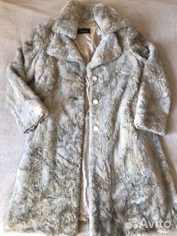 Светлая зимняя шуба