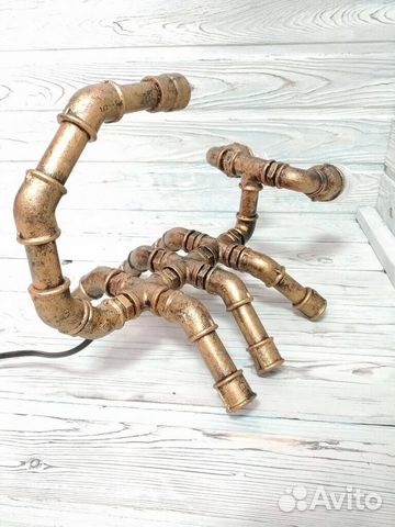 Светильники ручной работы, статуэтки в стиле loft