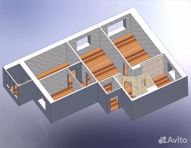 4-к квартира, 89 м², 9/9 эт. 4-к квартира, 89 м², 9/9 эт.