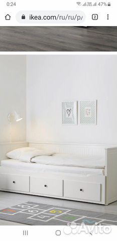 Кровать двуспальная раздвижная с ящиками для белья
