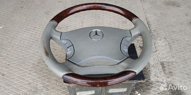 Руль мерседес w220 w215 S class бу с деревом Руль мерседес w220 w215 S class бу с деревом