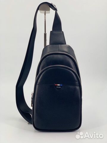 Новая мужская сумка через плечо кожа бренд Prada Новая мужская сумка через плечо кожа бренд Prada