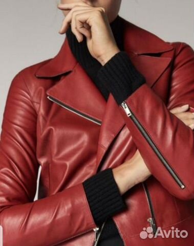 Кожаная куртка Massimo Dutti