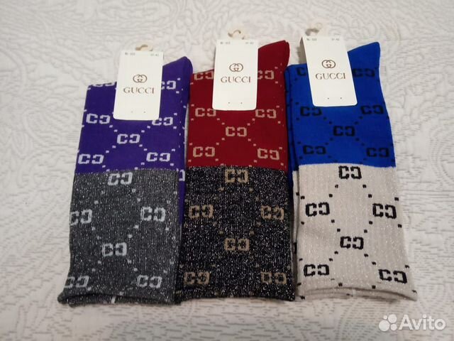 Носки женские Gucci с люрексом Носки женские Gucci с люрексом