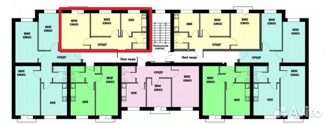 2-к квартира, 45 м², 1/3 эт.