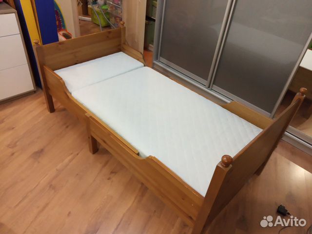 Детская раздвижная кровать IKEA Лексвик