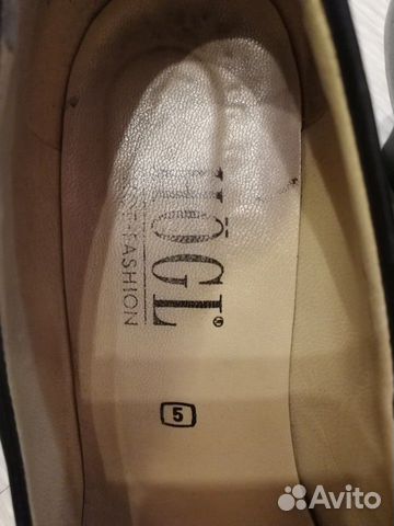 Туфли чёрные нат кожа