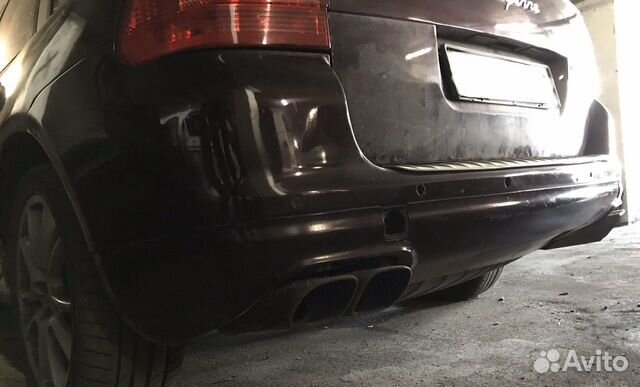 Бампер задний в сборе Porsche Cayenne 03-10 бардо