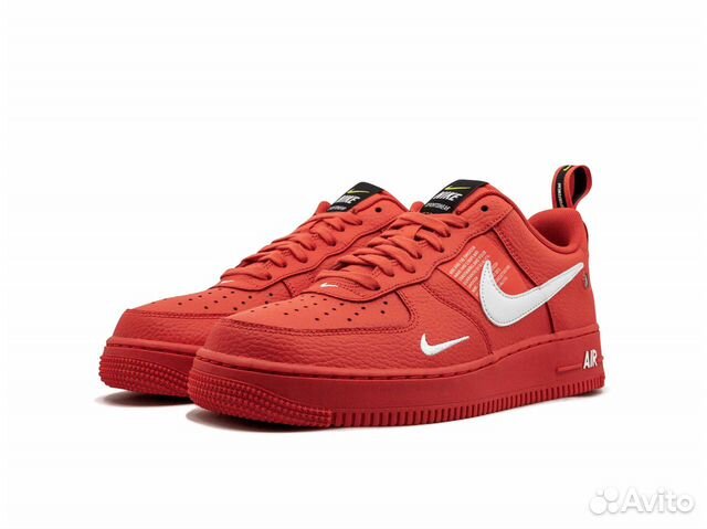 Кроссовки nike air force 1 07 low lv8 red