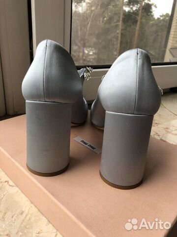 Туфли сатиновые Miu Miu Туфли сатиновые Miu Miu