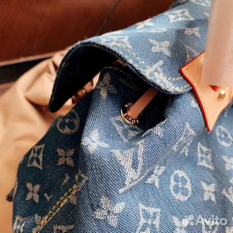 Рюкзак Louis Vuitton джинсовый Рюкзак Louis Vuitton джинсовый