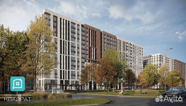 1-к квартира, 43.3 м², 2/12 эт.
