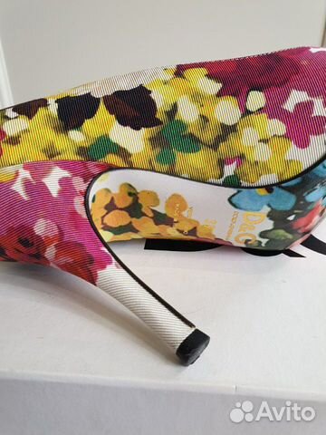 Туфли D&G. 39р. Вискоза. новые. оригинал