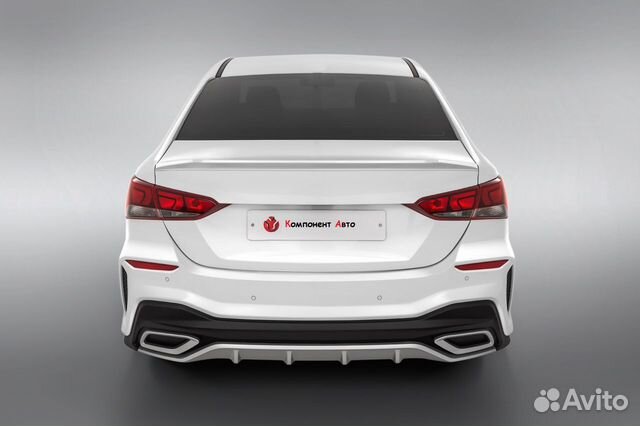Бампер задний седан на Hyundai Solaris-2 quant Бампер задний седан на Hyundai Solaris-2 quant