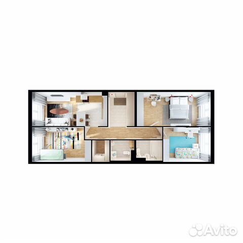 3-к квартира, 83 м², 3/14 эт.