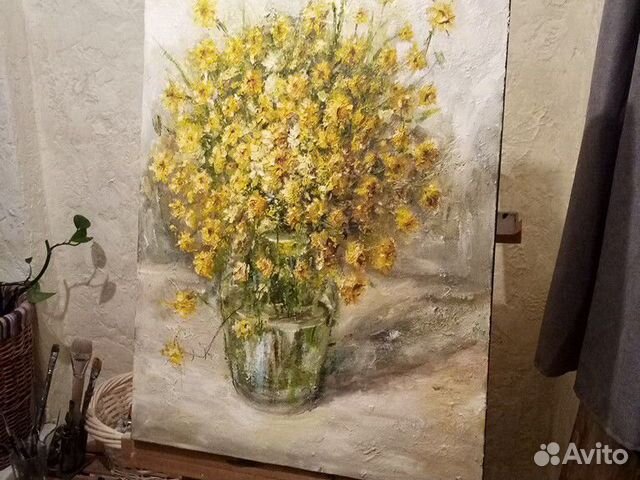 Картина холст масло 45х60