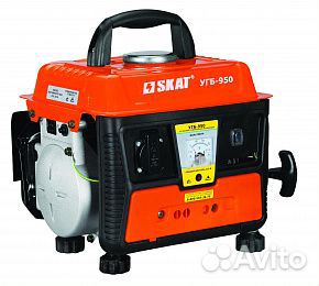 Бензиновый генератор скат угб-950