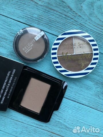 Хайлайтер, румяна, бронзеры, скульпторы